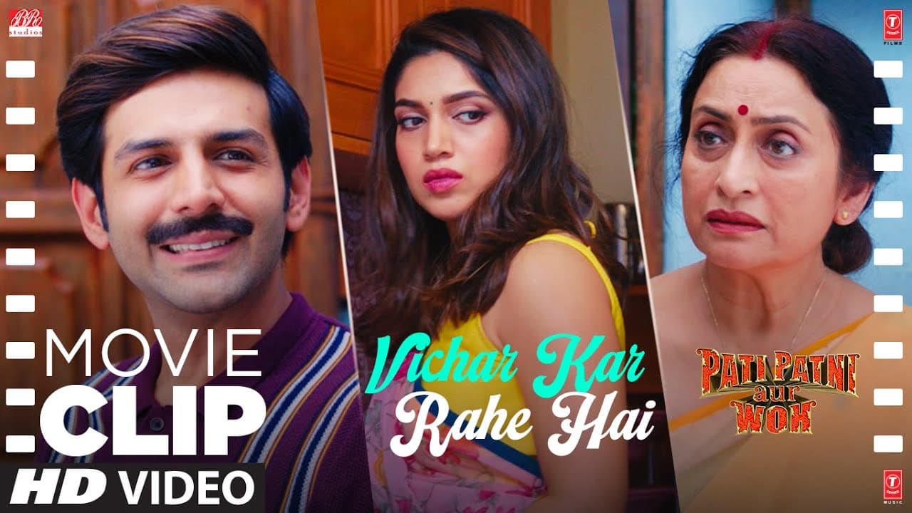 Vichaar Kar Rahe Hai Hum😂! | Movie Clip | Pati Patni Aur Woh | Kartik A, Bhumi P, Ananya P