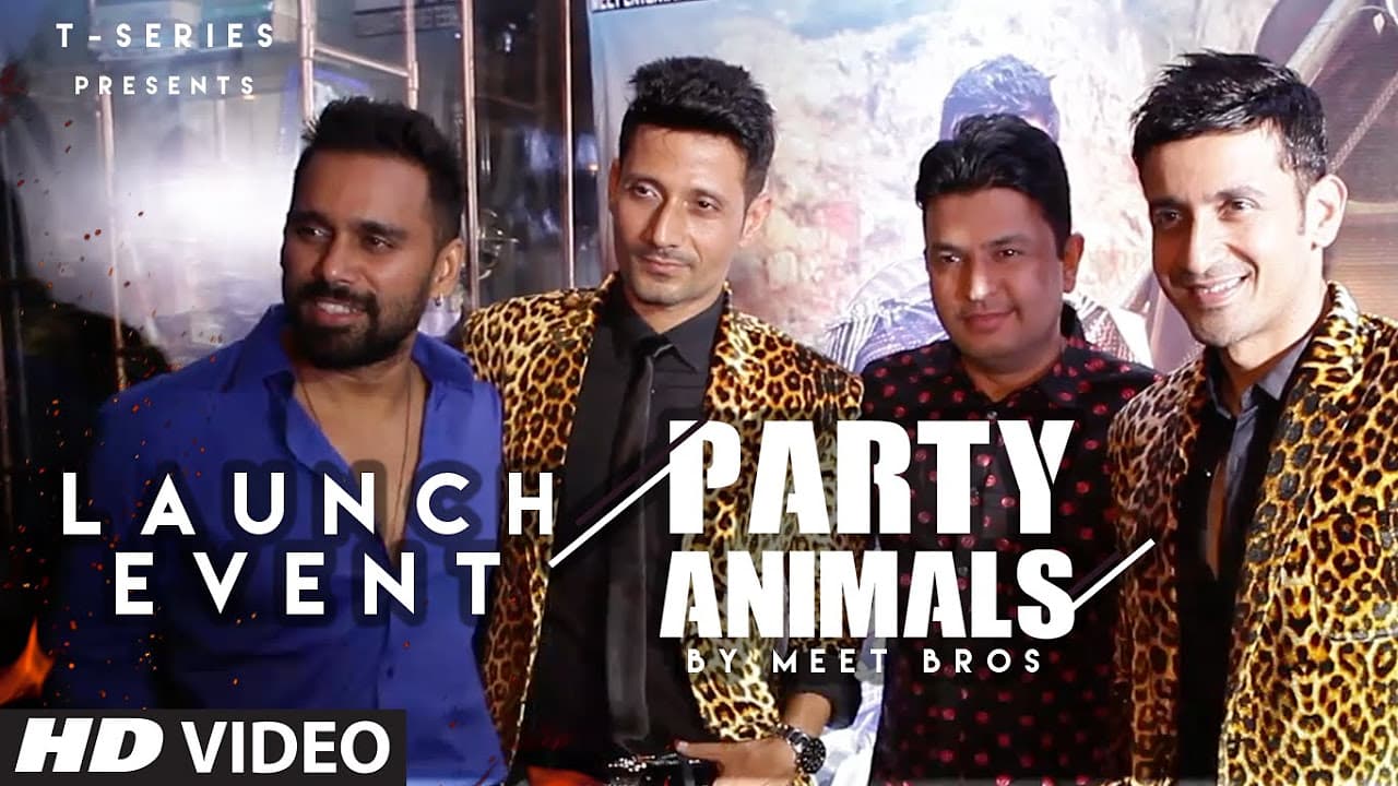 PARTY ANIMALS Launch Event | Meet Bros, Poonam Kay, Kyra Dutt | T-Series