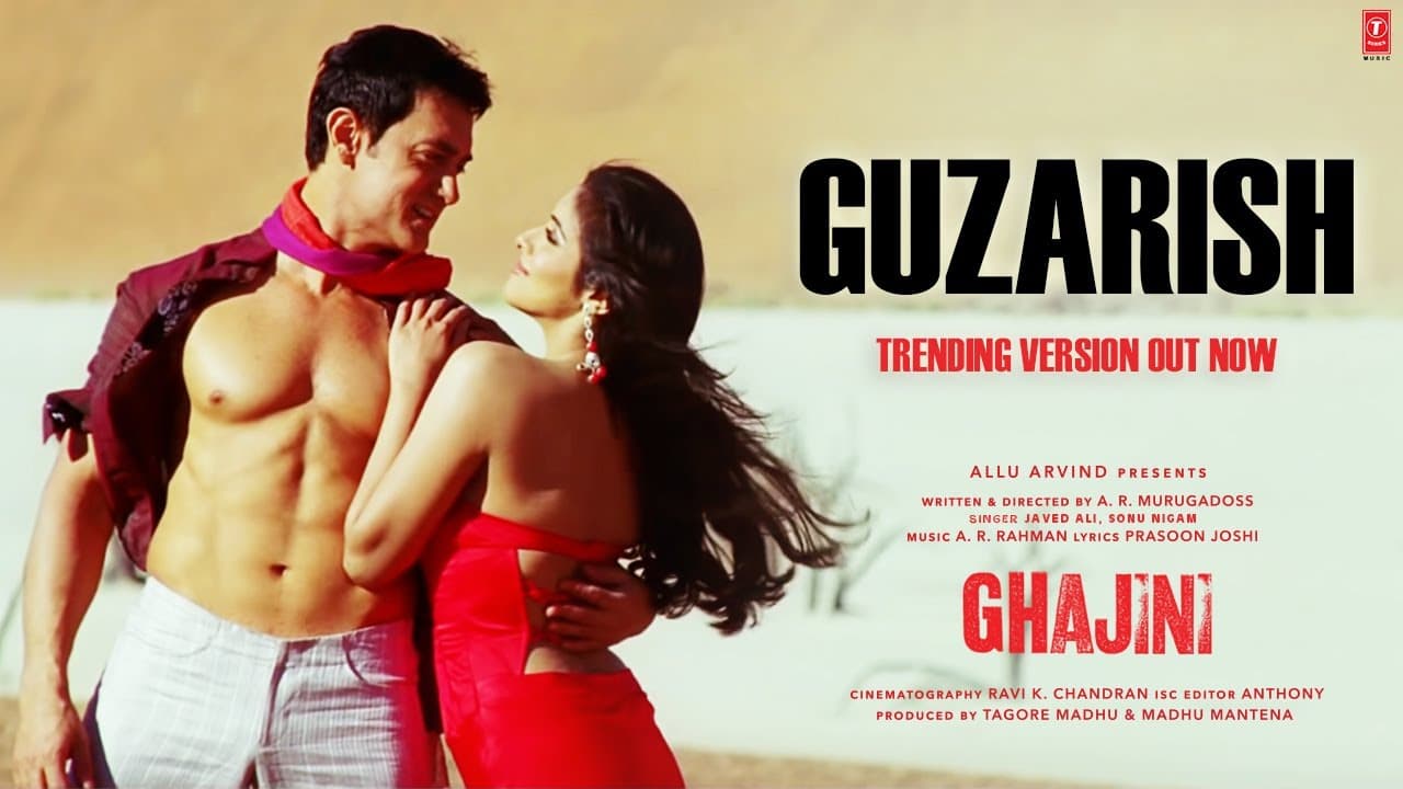 Guzarish - Trending Version (Lyrics) | Aamir Khan | Asin | Ghajini | A.R. Rahman | Javed A, Sonu N
