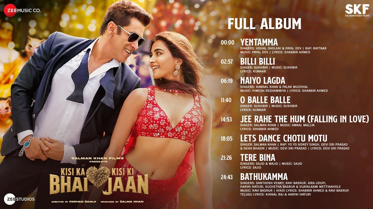 Kisi Ka Bhai Kisi Ki Jaan - Full Album | Salman Khan | Pooja Hegde | Venkatesh Daggubati