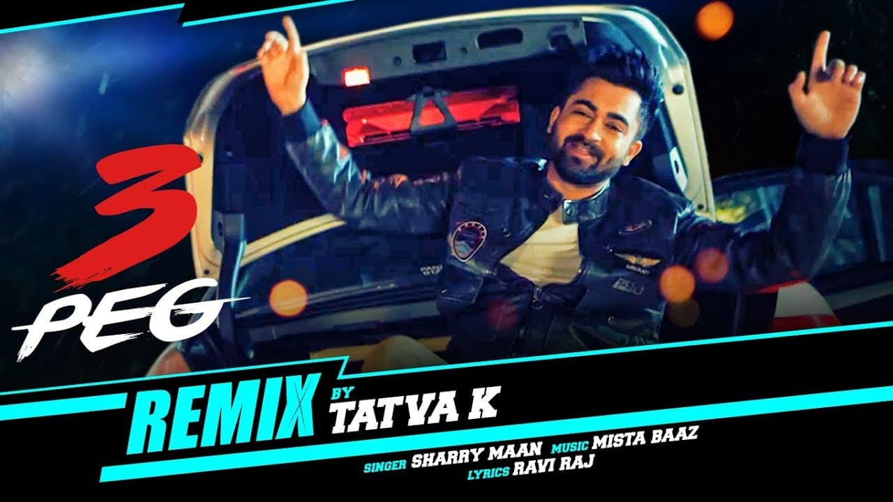 "3 Peg Sharry Mann" (REMIX by Tatva K) Punjabi Song | T-Series Apnapunjab