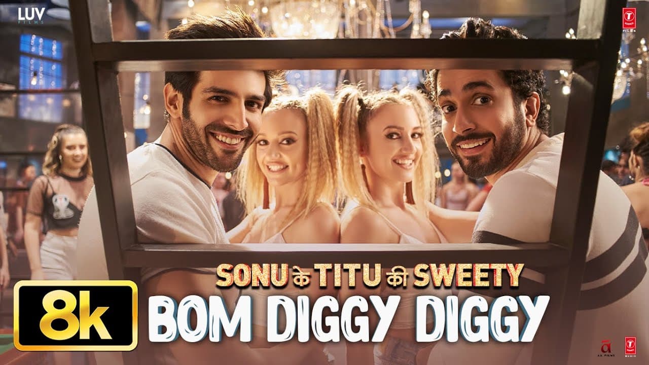 Bom Diggy Diggy 8K Video | Zack Knight | Kartik A | Sunny S | Jasmin Walia | Sonu Ke Titu Ki Sweety