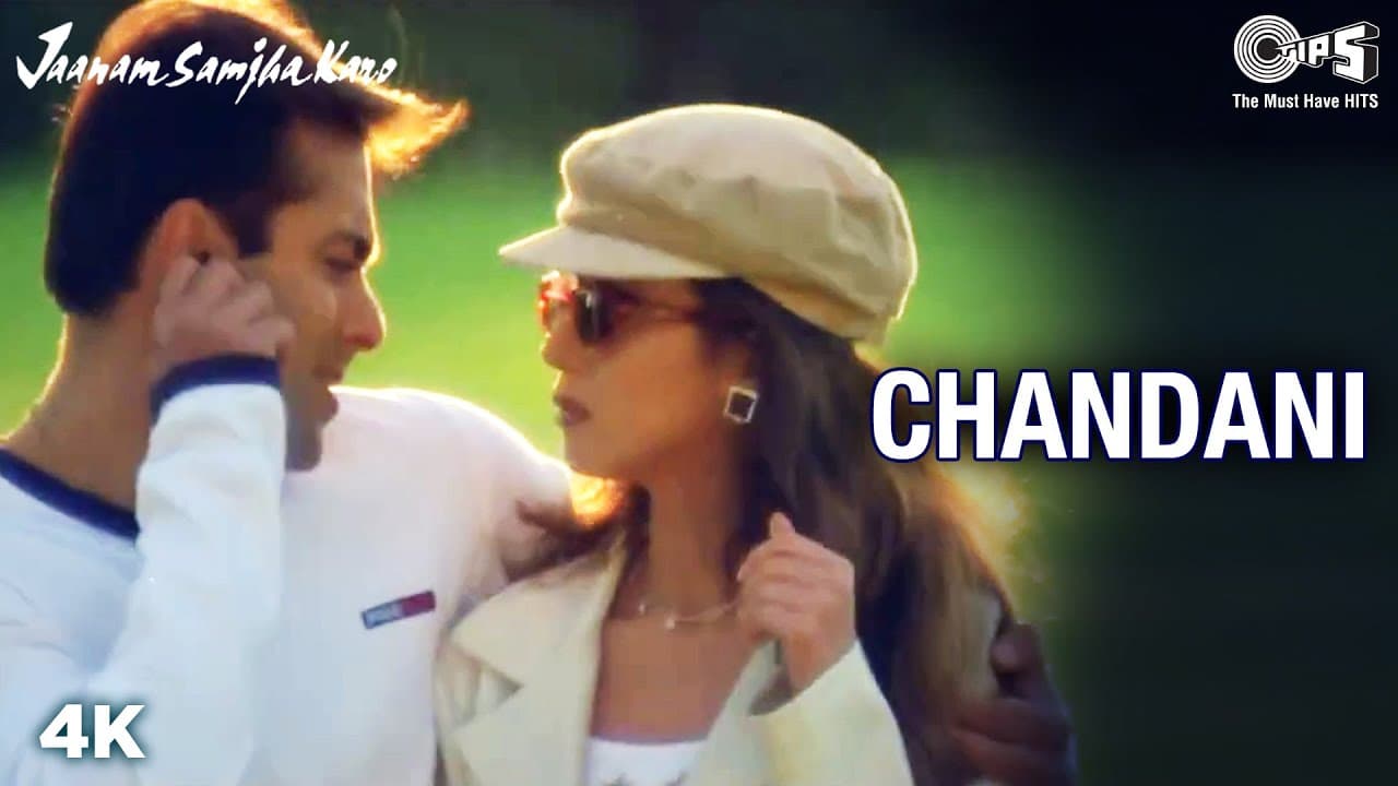 Chandani | Salman Khan, Urmila | Udit Narayan | Jaanam Samjha Karo | 90's Songs | Anu Malik