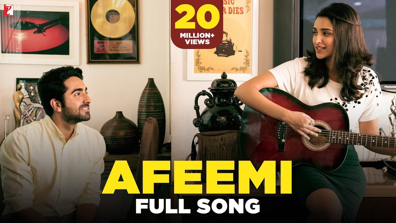 Afeemi | Full Song | Meri Pyaari Bindu | Ayushmann, Parineeti | Sanah | Sachin-Jigar | Kausar Munir
