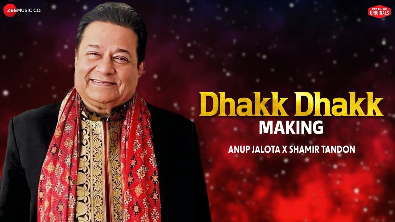 Dhakk Dhakk - Making | Anup Jalota X Shamir Tandon | Sandeep Nath | Ghazal | Zee Music Originals