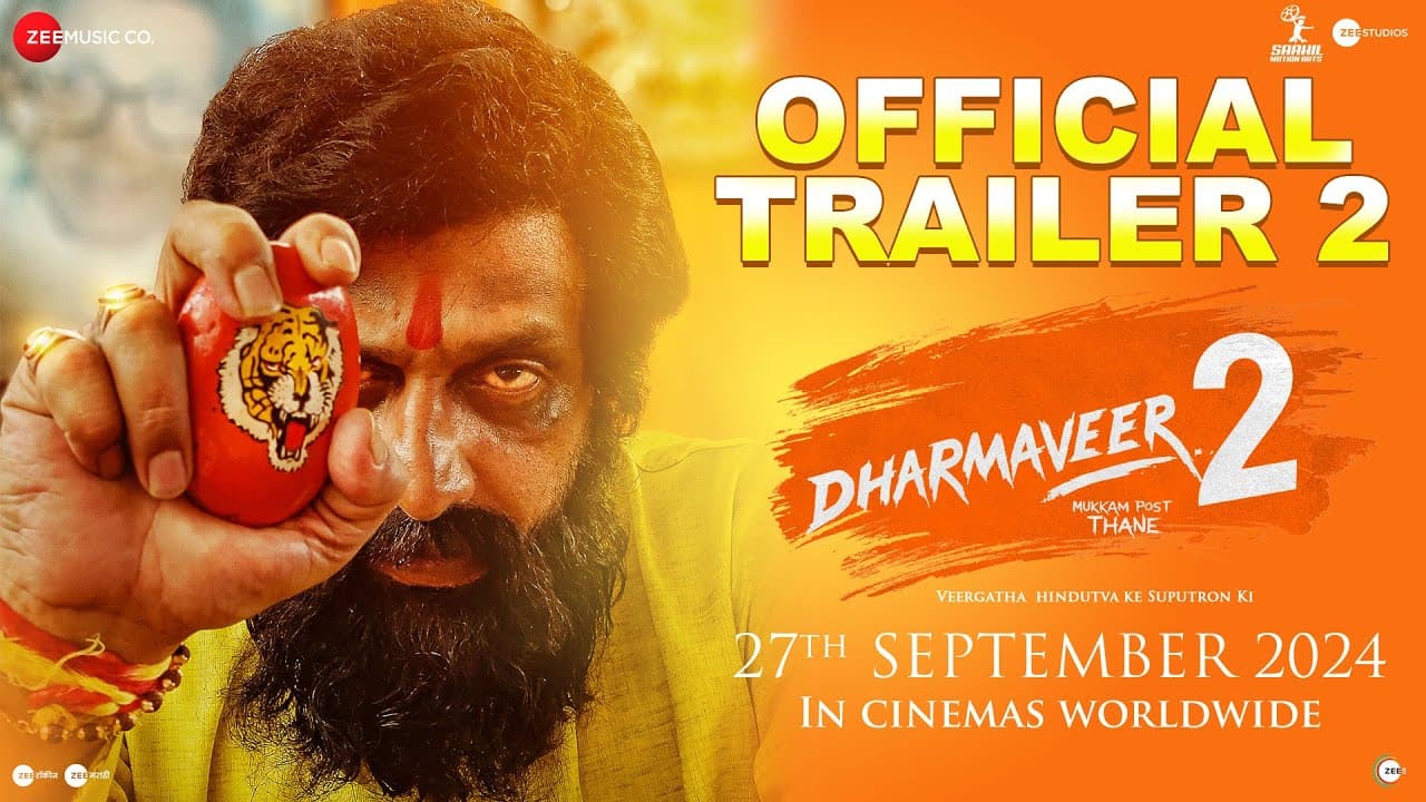 Dharmaveer 2 | Trailer 2 | Hindi | 27th September | Pravin Tarde | Prasad Oak | Kshitish Date