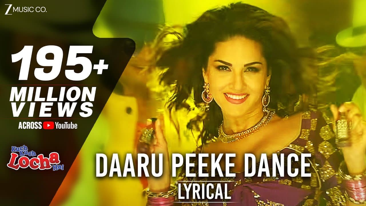 Daaru Peeke Dance Lyrical Video | Neha Kakkar | Kuch Kuch Locha Hai | Sunny Leone  | Amjad Nadeem
