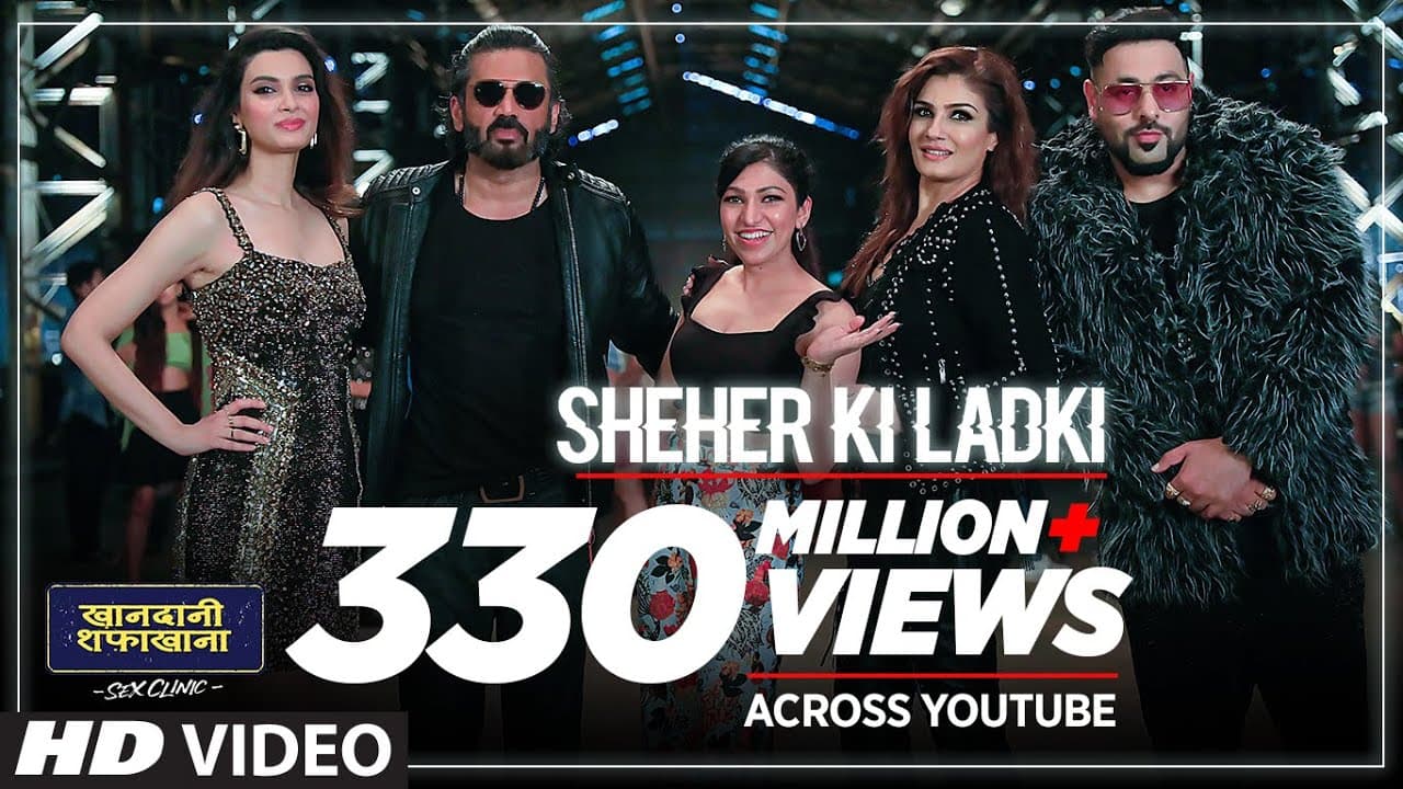 Sheher Ki Ladki Song | Khandaani Shafakhana | Tanishk Bagchi, Badshah, Tulsi Kumar,  Diana Penty