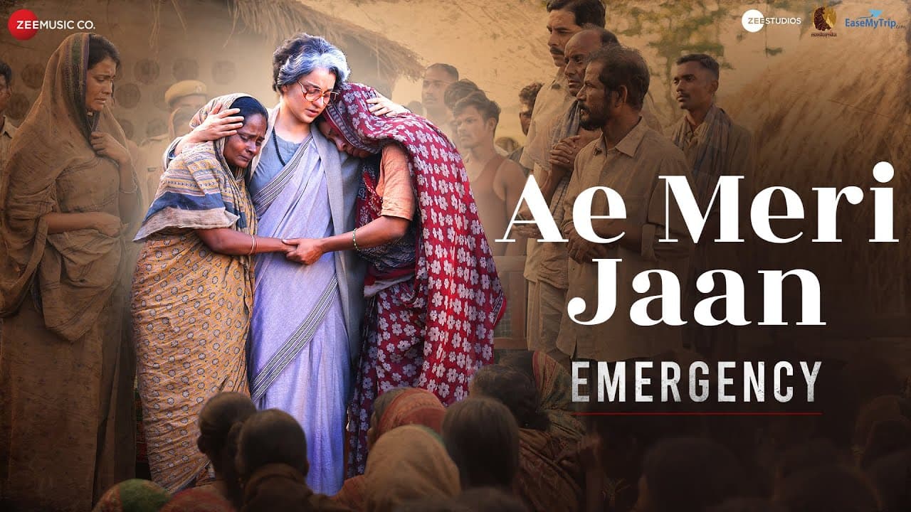 Ae Meri Jaan - Emergency | Kangana Ranaut, Anupam K, Shreyas T | Hariharan, Arko, Manoj Muntashir