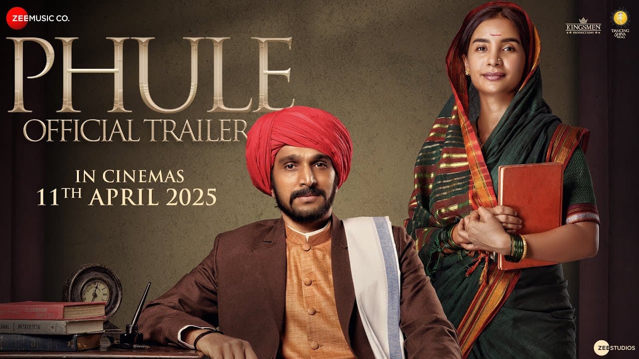 Phule - Official Trailer | Pratik Gandhi & Patralekhaa | Ananth Narayan Mahadevan
