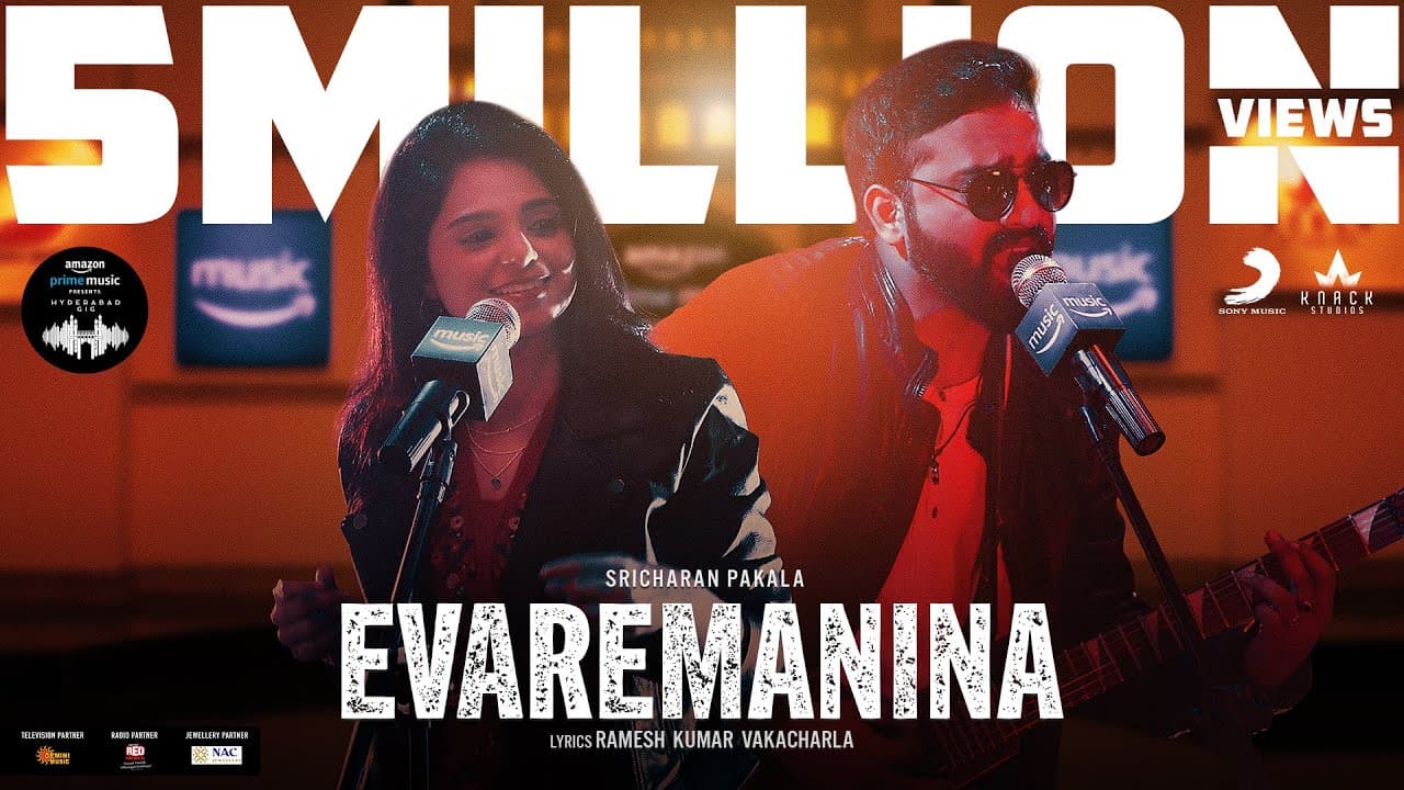 Evaremanina Video | Amazon Prime Music Hyderabad Gig  | Sricharan Pakala | Yamini Ghantasala