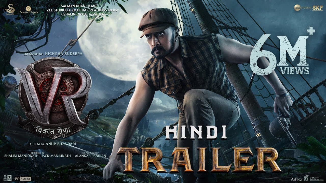 Vikrant Rona - Official Hindi Trailer || K Sudeep, Jacqueline F || Anup B | Ajaneesh | Shalini Artss