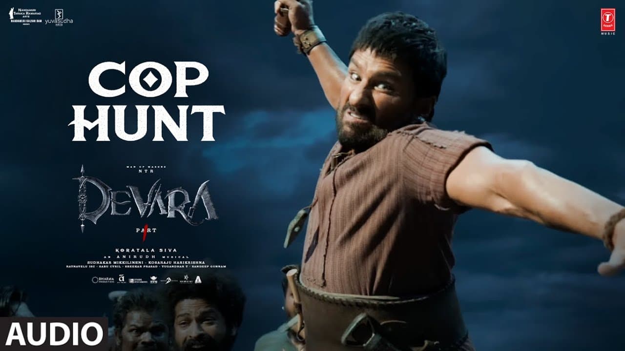 Cop Hunt OST | Devara Original Sound Track - BGM | NTR | Sai Ali Khan | Anirudh Ravichander