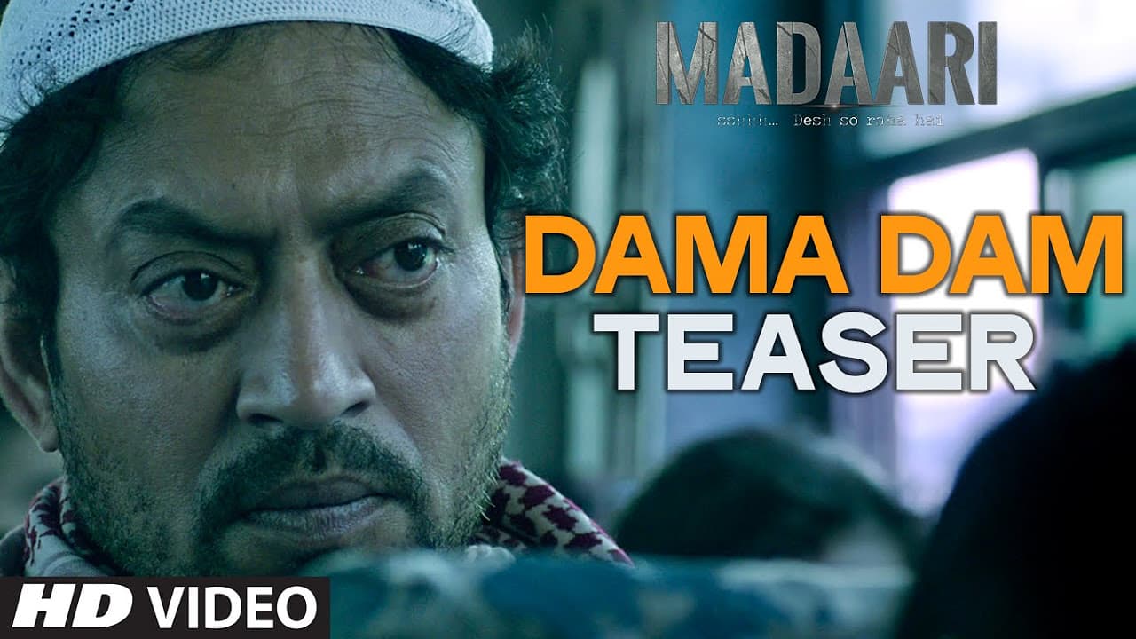 DAMA DAM Video Song (Teaser) | Madaari | Irrfan Khan, Jimmy Shergill | T-Series