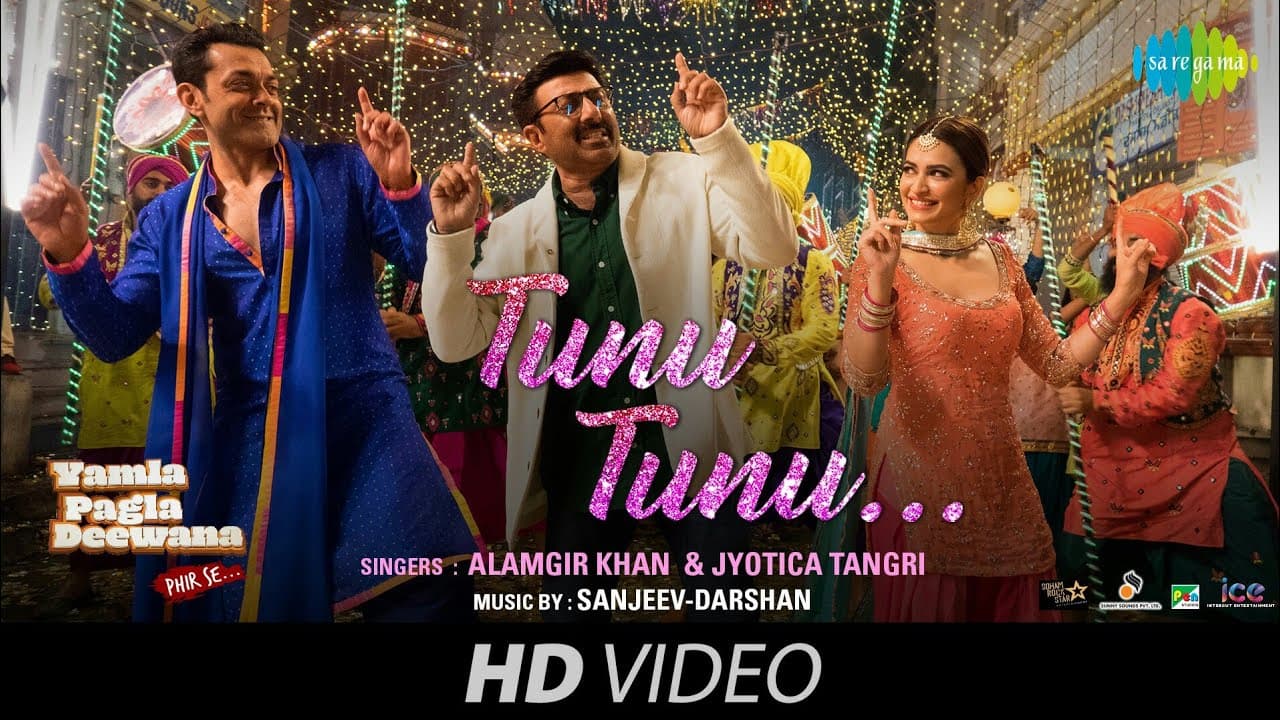 Tunu Tunu | Yamla Pagla Deewana Phir Se | Dharmendra | Sunny | Bobby | Kriti | Alamgir | Jyotica