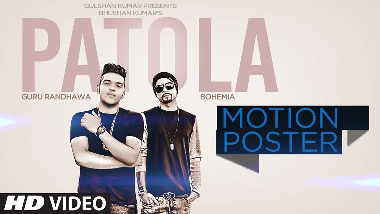 'Patola' Motion Poster | Guru Randhawa ft. Bohemia | T-Series