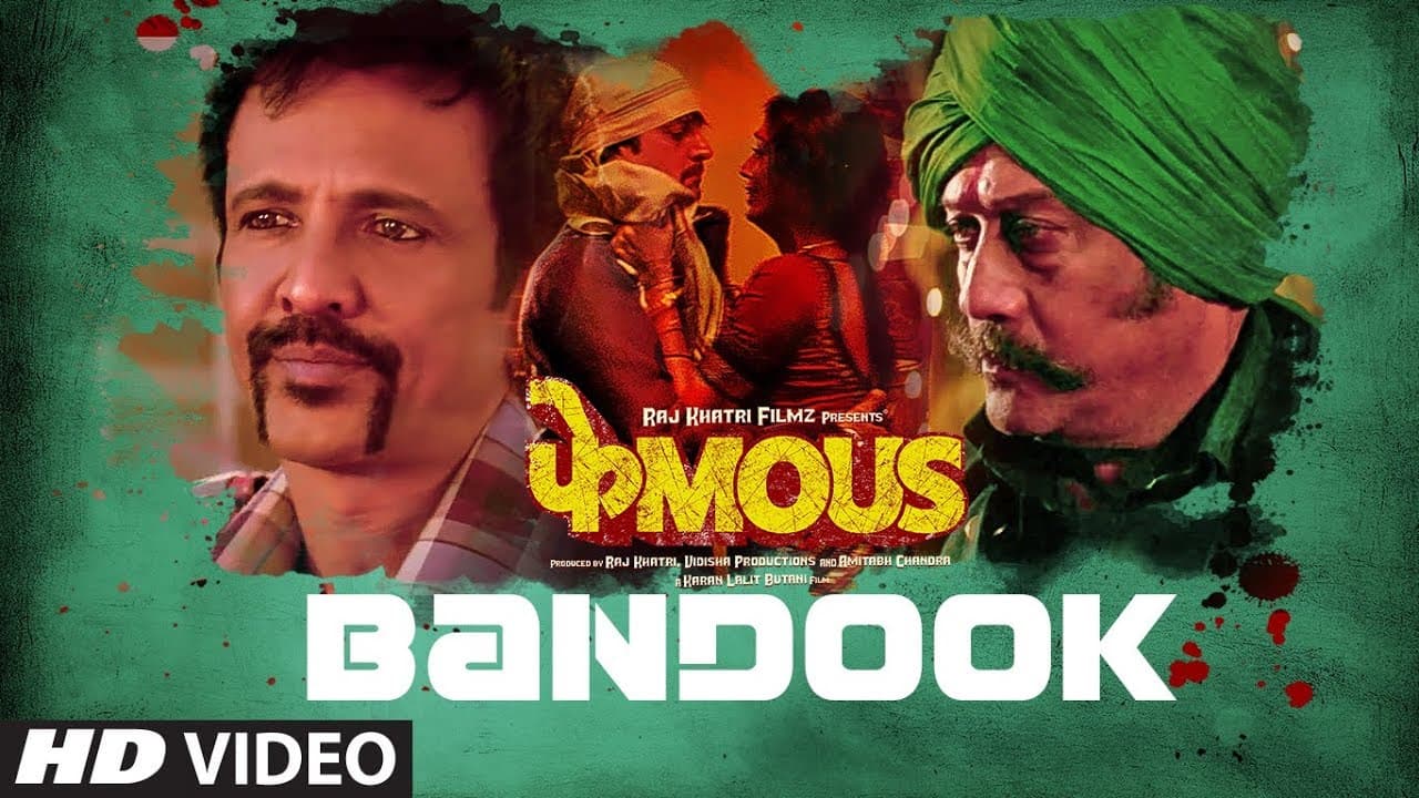 Bandook Song | Phamous | Jimmy Sheirgill, Jackie Shroff, Kay Kay, Pankaj Tripathi | Krsna Solo