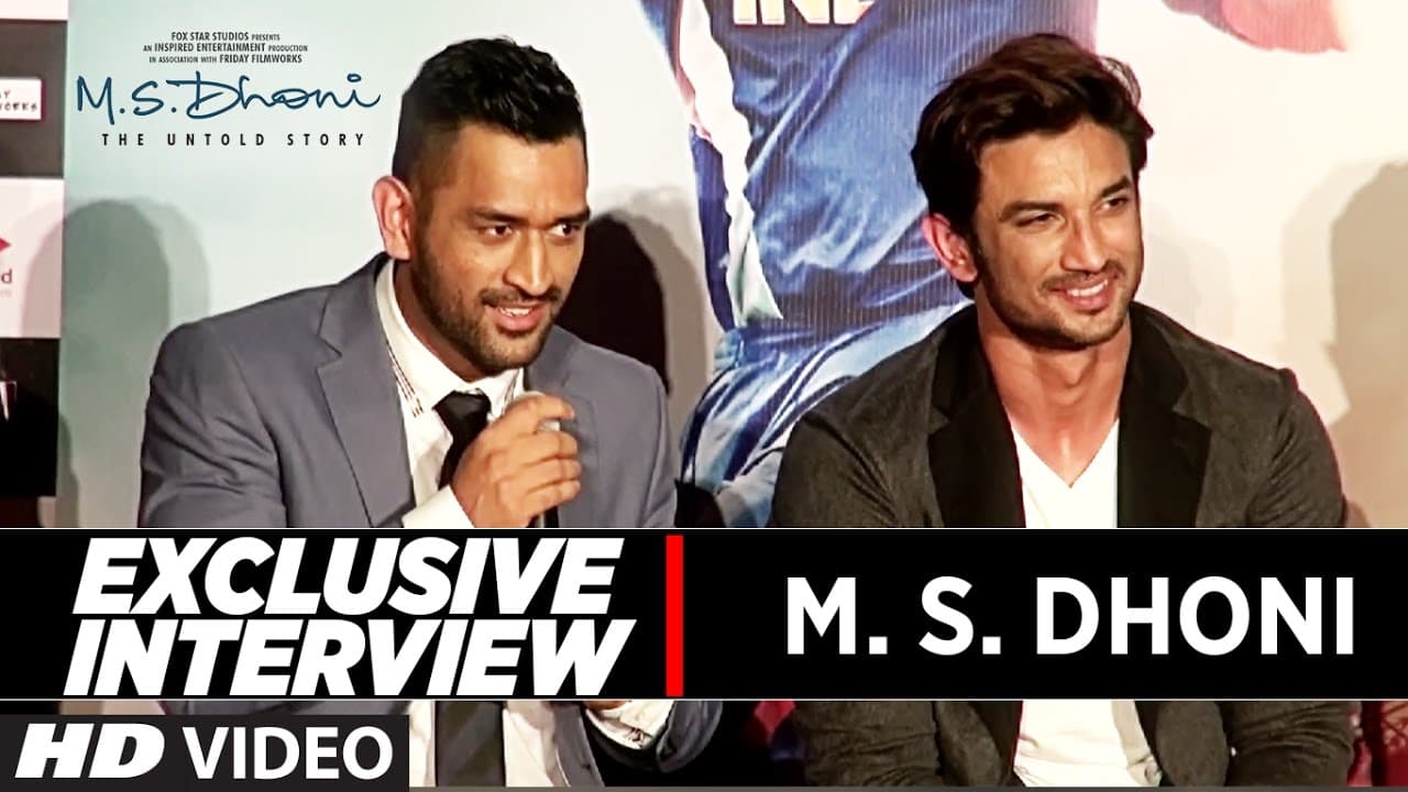 M.S Dhoni Full Interview | M.S.Dhoni - The Untold Story | Press Conference