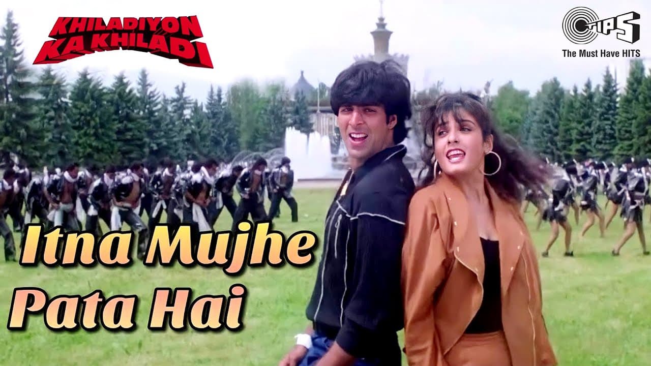Itna Mujhe Pata Hai | Khiladiyon Ka Khiladi | Akshay, Raveena | Kavita Krishnamurthy, Abhijeet | 90s