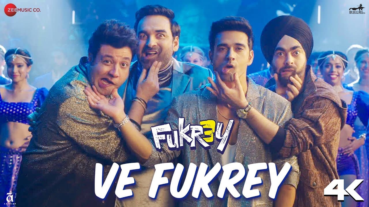 Ve Fukrey | Fukrey 3 | Pankaj Tripathi,Varun Sharma,Manjot,Pulkit | Dev Negi,Asees Kaur,Tanishk B