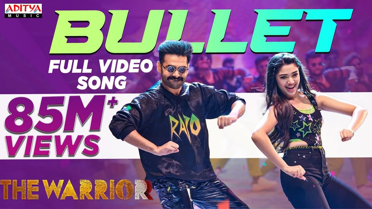 Bullet Full Video Song | The Warriorr - Telugu | Ram Pothineni, Krithi Shetty | Simbu | DSP