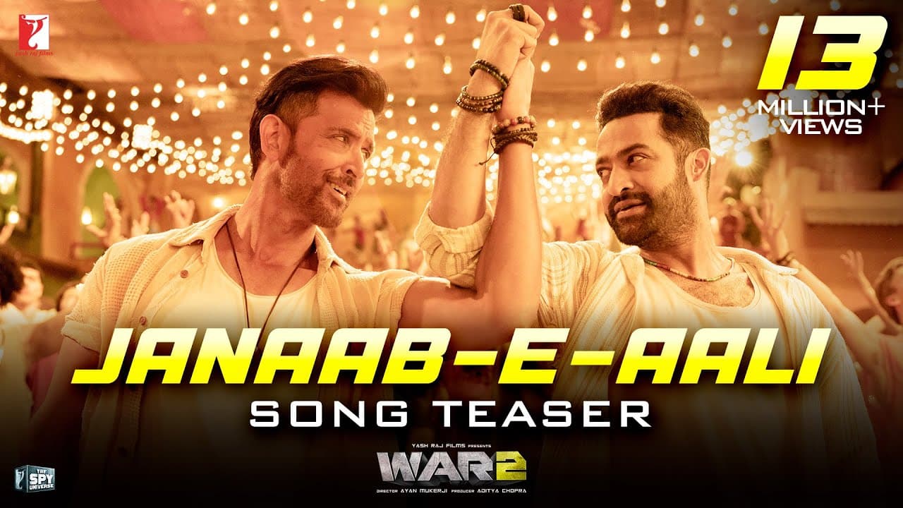 Janaab-e-Aali Song Teaser | WAR 2 | Hrithik Roshan, NTR | Pritam, Sachet Tandon, Saaj Bhatt, Amitabh