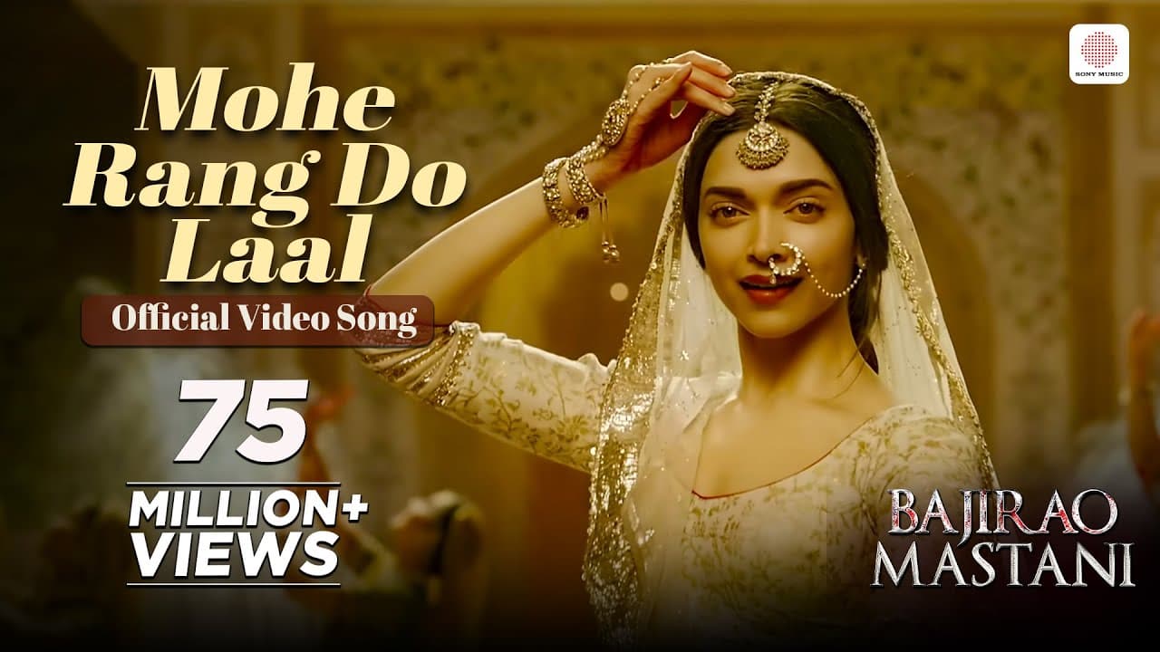 Mohe Rang Do Laal - Official Video Song | Deepika Padukone | Bajirao Mastani | Shreya Ghoshal