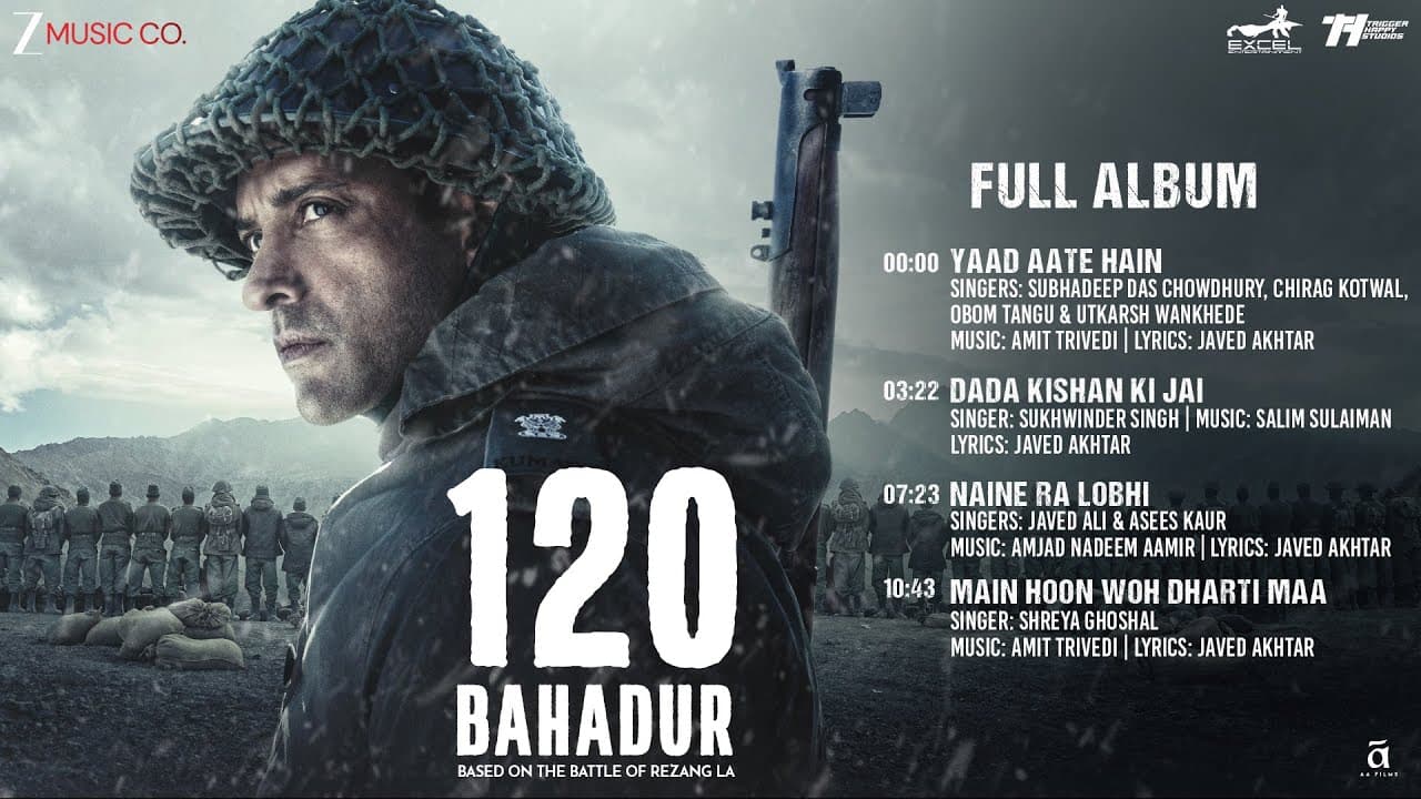 120 Bahadur - Full Album | Farhan Akhtar & Raashii Khanna