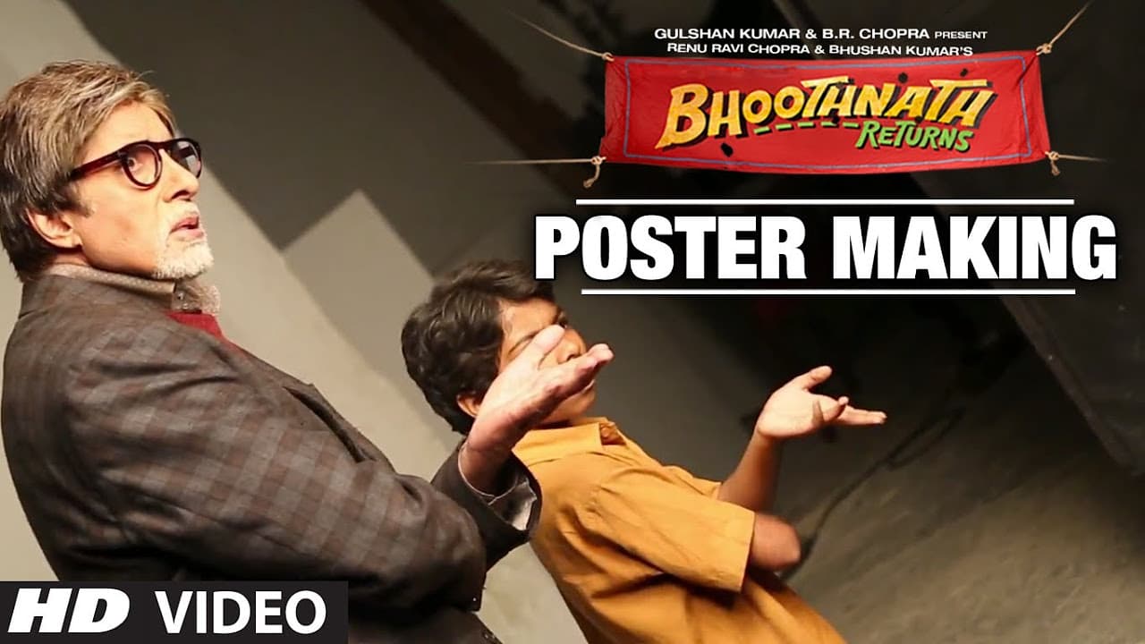 Bhoothnath Returns: Making of Poster | Amitabh Bachchan, Parth Bhalerao