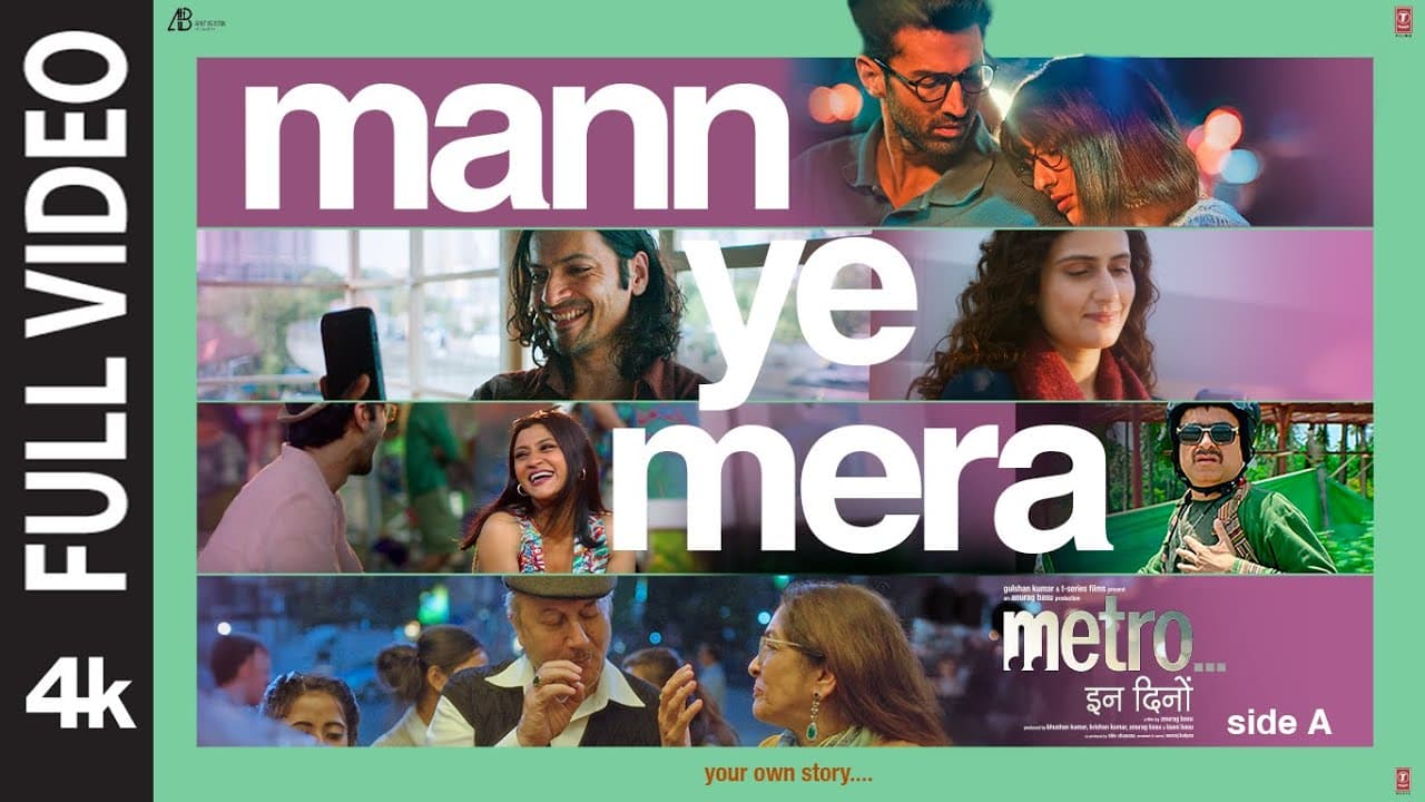 Mann Ye Mera (Full Video) | Vishal Mishra | Metro…In Dino | Pritam | Anurag Basu | Bhushan Kumar