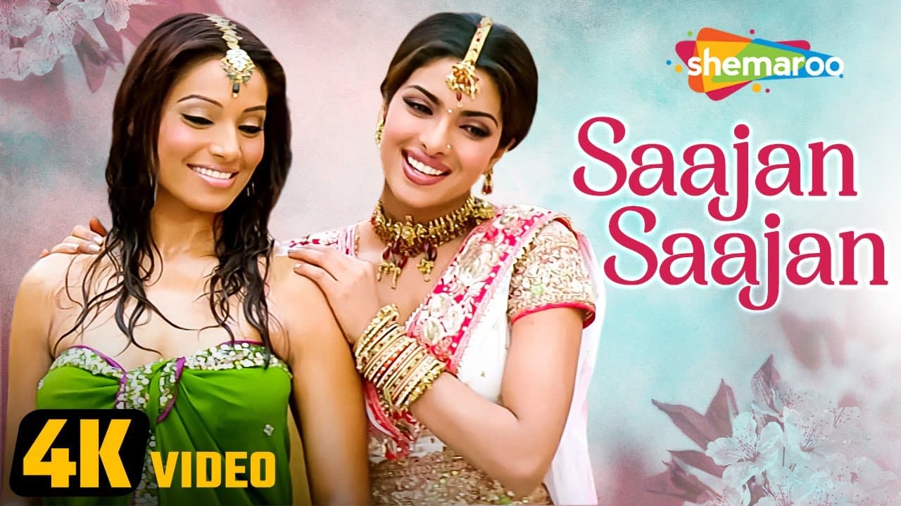 Saajan Saajan (4K Video) | Barsaat (2005) | Bipasha Basu, Priyanka Chopra | Alka Yagnik Hit Song