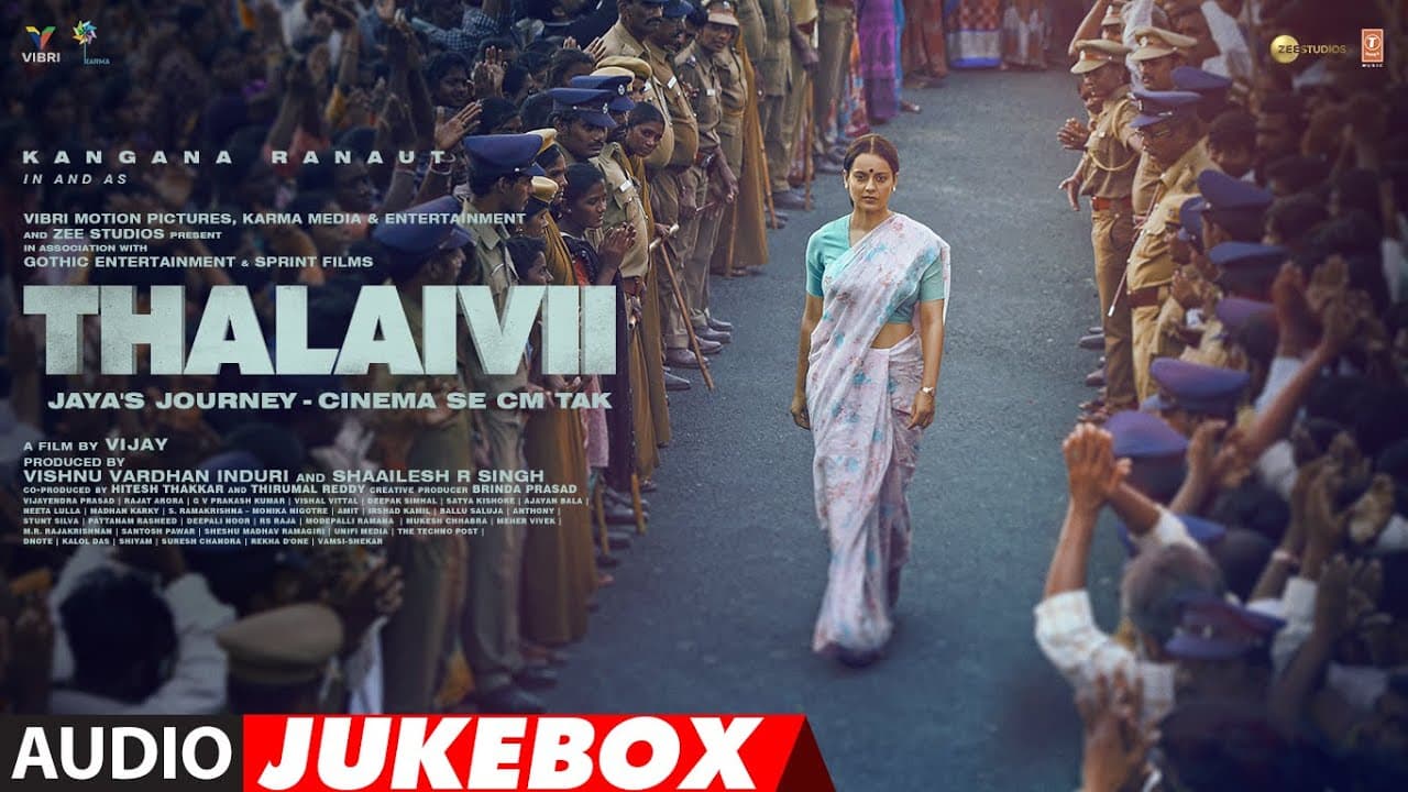 THALAIVII Full Album | Audio Jukebox | Kangana Ranaut, Arvind Swami| G.V.Prakash Kumar| Irshad Kamil