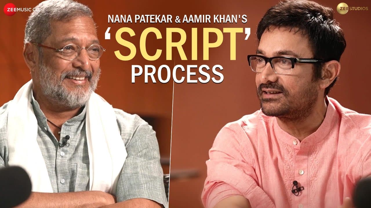 Candid Conversation : Nana Patekar's Script Process | On Set Off Script | Aamir Khan
