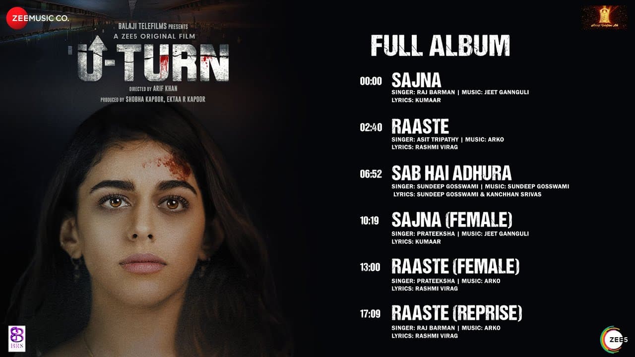 U-Turn - Full Album | Alaya F & Priyanshu Painyuli | Jeet Gannguli, Arko, Sundeep Gosswami