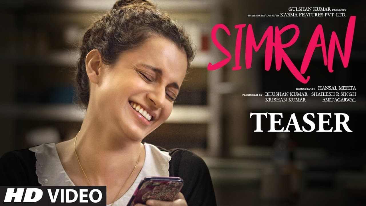 Official Movie Teaser - Simran | Kangana Ranaut |  Hansal Mehta | T-Series