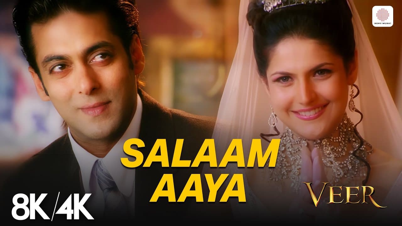 Salaam Aaya - 8K/4K Music Video | Salman Khan | Veer | Shreya Ghoshal, Roopkumar Rathod