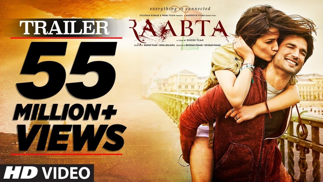 Raabta Official Trailer |  Sushant Singh Rajput & Kriti Sanon