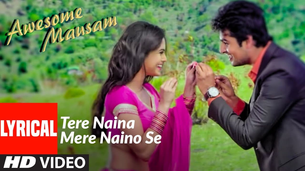 Lyrical: TERE NAINA MERE NAINO SE  | AWESOME MAUSAM | Shaan, Palak Muchhal | T-Series