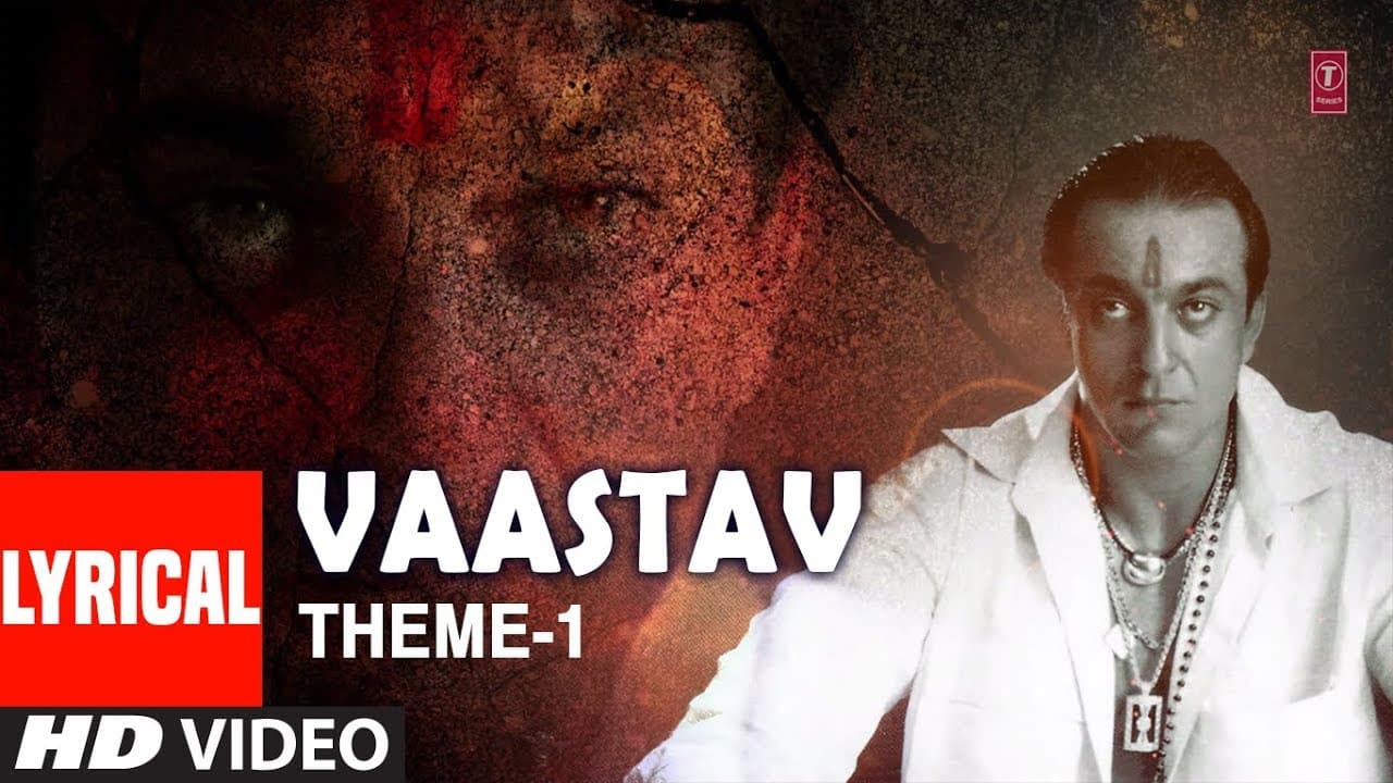 Vaastav Theme - 1 Lyrical Video Song Ravindra Sathe | Vaastav - The Reality | Sanjay Dutt, Namrta