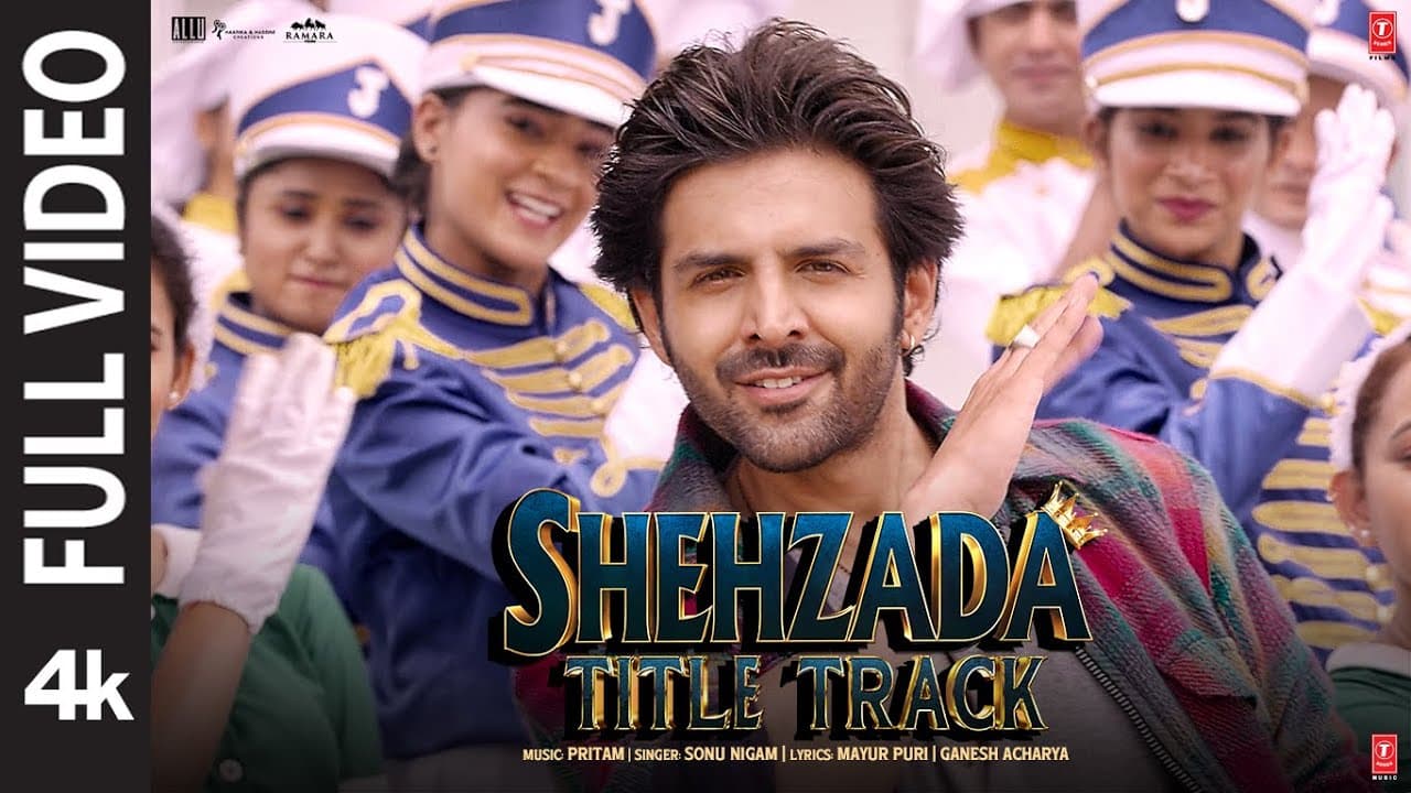 Shehzada Title Track (Full Video) | Kartik, Kriti | Sonu Nigam, Pritam, Mayur | Rohit D | Bhushan K