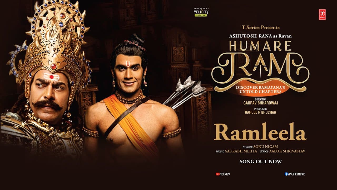 Humare Ram: Ramleela (Lyrical Video) l Sonu Nigam l Aalok Shrivastav l Rahull R Bhuchar | Saurabh M