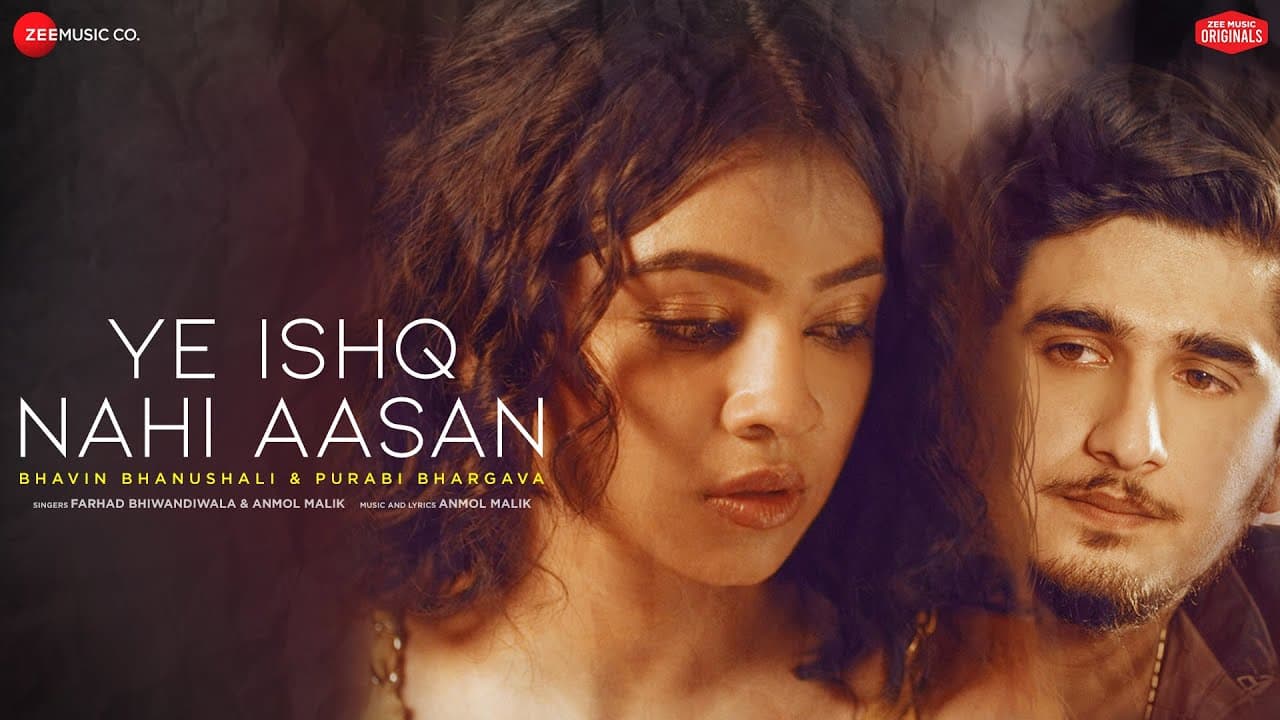 Ye Ishq Nahi Aasan - Bhavin B & Purabi B | Farhad Bhiwandiwala, Anmol Malik | Zee Music Originals