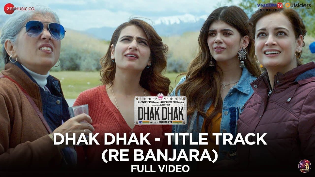 Dhak Dhak Title Track (Re Banjara) - Full Video | Ratna, Dia, Fatima, Sanjana | Sunidhi, Jatinder