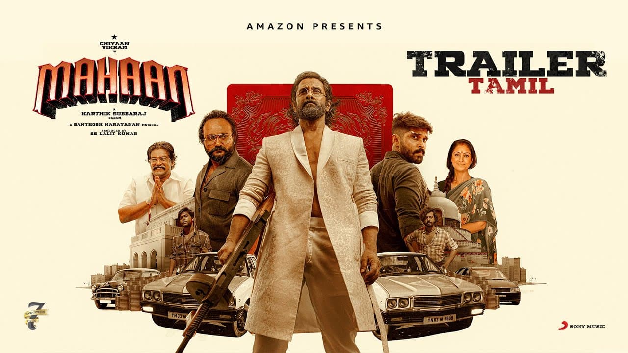 Mahaan - Official Tamil Trailer | Chiyaan Vikram, Dhruv Vikram, Simha, Simran