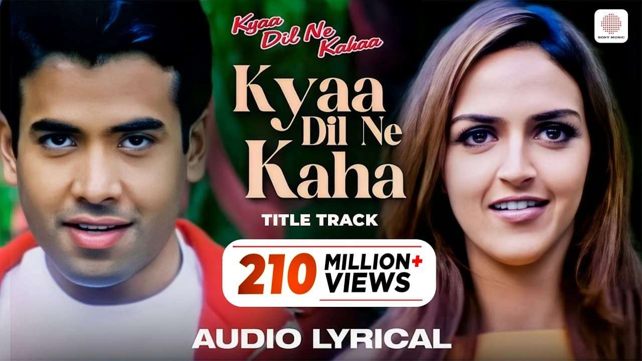 Kyaa Dil Ne Kahaa Title Song (Lyrical Video) | Tusshar Kapoor | Esha | Udit Narayan | Alka Yagnik