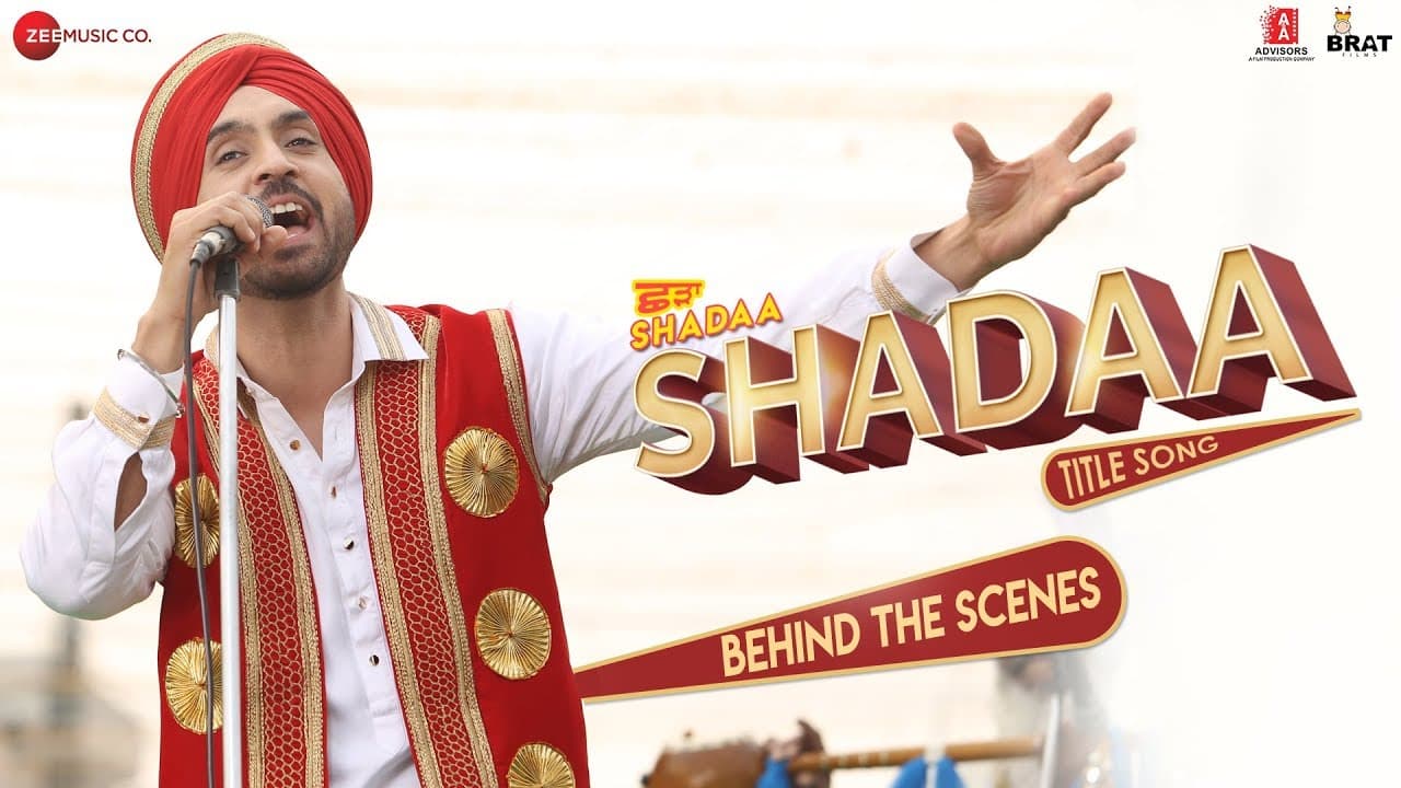 SHADAA TITLE SONG - Behind The Scenes | Shadaa | Diljit Dosanjh & Neeru Bajwa