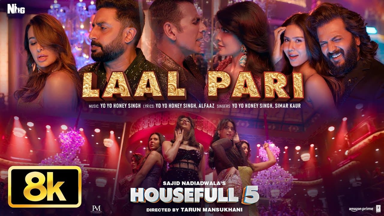 Housefull 5: Laal Pari 8K Video Song | Yo Yo Honey Singh | Sajid Nadiadwala | Tarun Mansukhani