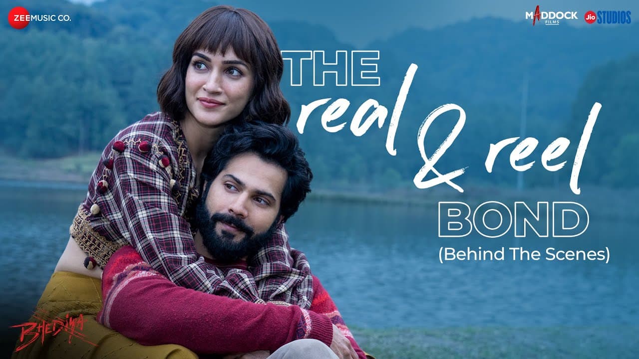 The Real & Reel Bond - Behind The Scenes | Bhediya | Varun Dhawan & Kriti Sanon | Sachin-Jigar
