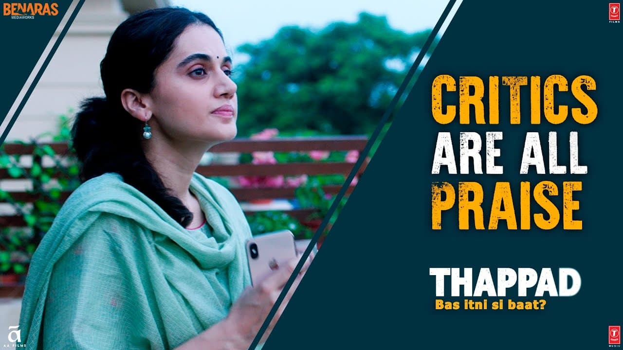 Critics Are All Praises  | Thappad | Taapsee Pannu | Anubhav Sinha | Bhushan Kumar | 28February 2020