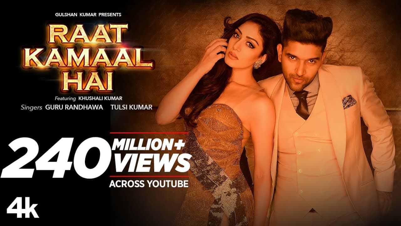 Official Video: Raat Kamaal Hai | Guru Randhawa & Khushali Kumar | Tulsi Kumar | New Song 2018